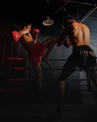 Fighters training at Boss Fight Club